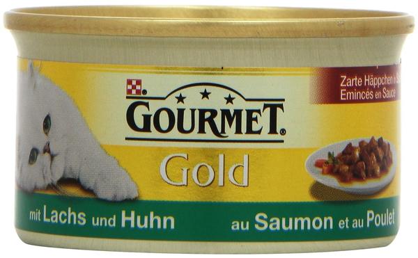 Gourmet Gold Zarte Häppchen in Sauce Lachs & Huhn 85g