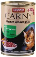 animonda Carny Adult 6 x 400 g - Huhn, Pute & Kaninchen (Katzenfutter), Grundpreis: