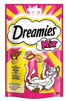 Dreamies Katzensnack Mix mit Käse & Rind 6x 60g