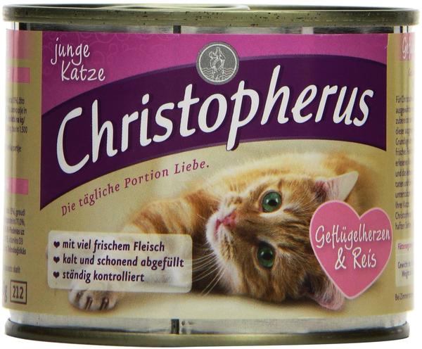 Christopherus Kitten Geflügelherzen & Reis 200g