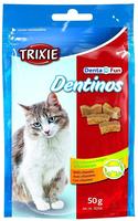 Trixie Denta Fun Dentinos - 50 g (Katzenfutter), Grundpreis: &euro; 19,80 / kg