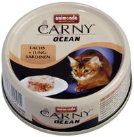 animonda Carny Ocean 12 x 80 g - Lachs + Jungsardinen (Katzenfutter), Grundpreis: animonda Carny Ocean 12 x 80 g - Lachs + Jungsardinen (Katzenfutter), Grundpreis:
