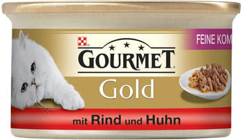 Gourmet Gold Feine Komposition Rind & Huhn (85 g)
