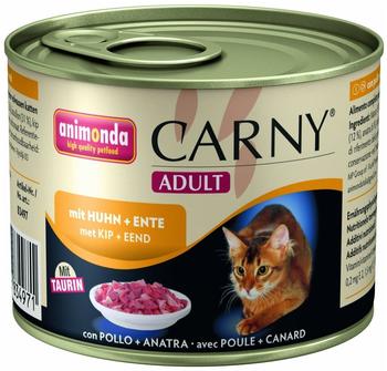 Animonda Carny Adult Rind, Huhn + Entenherzen 200g