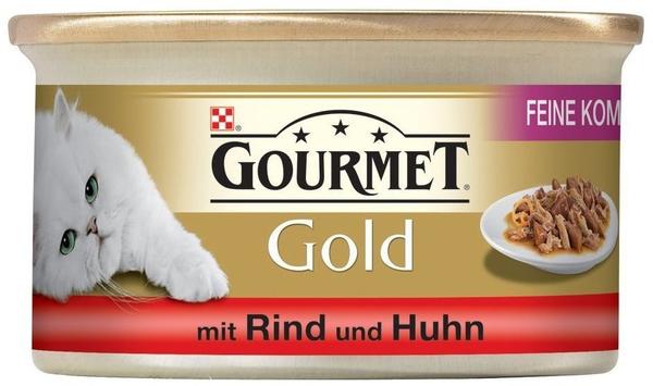 Purina Gourmet Gold Feine Komposition Rind & Huhn 12 x 85 g