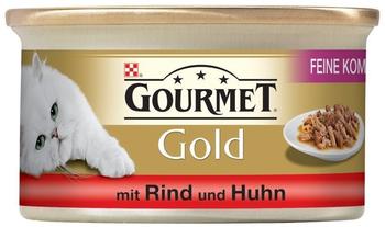 Gourmet Gold Feine Komposition Rind & Huhn 24 x 85 g
