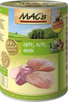 MAC's Katze Ente, Pute, Huhn Nassfutter 200g