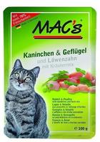 MAC's - Cat - Pouch - Kaninchen & Gefl&uuml;gel | 12 x 100 g, Grundpreis: &euro; 10,36 /