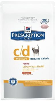 Hill's Pet Nutrition Hill's Feline Prescription Diet c/d Multicare Urinary Care Huhn Trockenfutter 5kg
