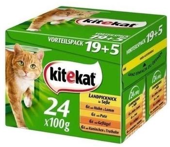 Kitekat Portionsbeutel Multipack Landpicknick in Sauce 24x100g
