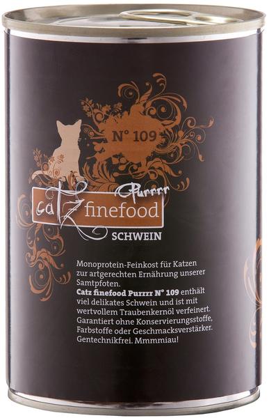 Catz finefood Purrrr No. 109 Schwein 6 x 400 g
