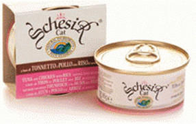 Schesir Natural Thunfisch, Huhn & Reis 85g