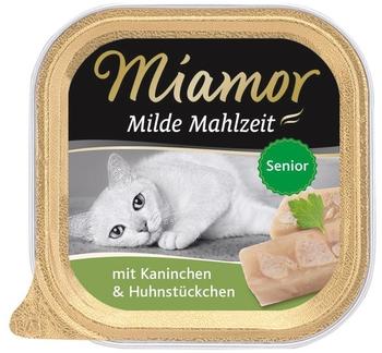Miamor Milde Mahlzeit 16 x 100g - Senior - mit Kaninchen & Huhnstückchen