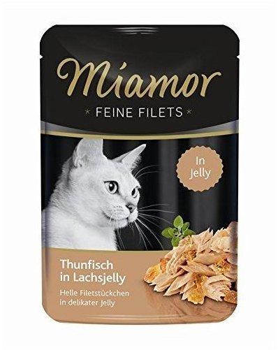 Miamor Feine Filets Thunfisch in Lachsjelly 100g Test TOP Angebote ab 1,08  € (August 2023)