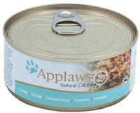 Applaws Nassfutter Katze Adult in Br&uuml;he Thunfischfilet 24x156 g 3,74 kg, Grundpreis: