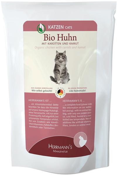 Herrmann's Manufaktur Herrmann's Katze Bio Huhn mit Karotte und Kamut 100g