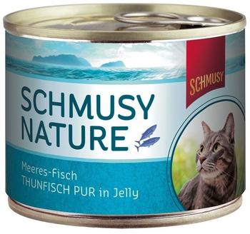 Schmusy Nature Fisch x 185 g - Thunfisch Pur