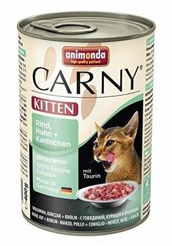 animonda Carny Kitten Rind, Huhn & Kaninchen 6 x 400 g