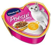 VITAKRAFT Po&eacute;sie Cr&eacute;ation, Nassfutter Katze, Katzennassfutter in Sauce, mit...