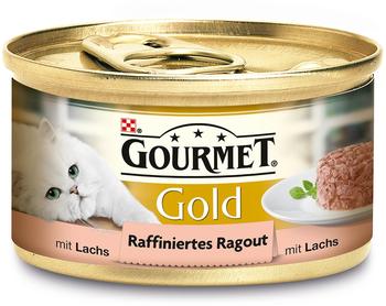 Purina Gold Raffiniertes Ragout Lachs 12 x 85 g