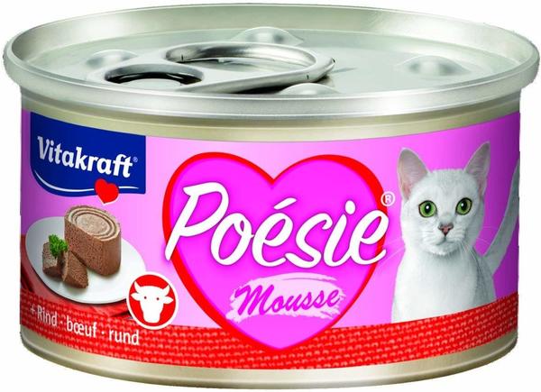 Vitakraft Katzenfutter Poesie Mousse, Rind - 12 Dosen Test ❤️ Testbericht.de  Februar 2022
