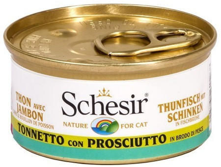 Schesir Brühe Thunfisch mit Schinken (70 g)