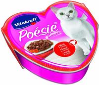 VITAKRAFT Po&eacute;sie Cr&eacute;ation, Nassfutter Katze, Katzennassfutter in Sauce, mit...