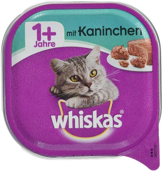 Whiskas 1+ Katzenfutter Kaninchen 32 x 100 g