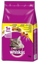 WHISKAS Adult 7kg - Katzentrockenfutter mit Huhn und Gem&uuml;se