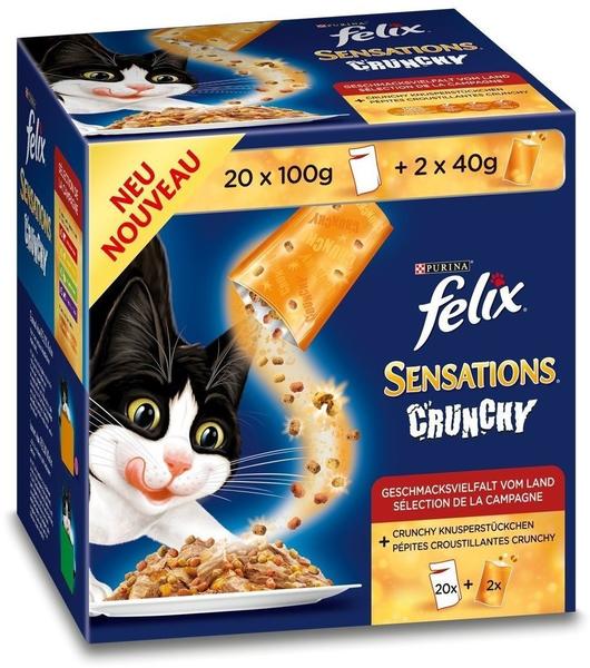 Felix Sensations Crunchy Geschmachsvielfalt vom Land 2kg