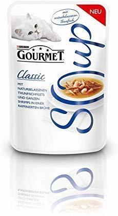 Purina Gourme Soup Thunfisch & Garnelen 4 x 40 g