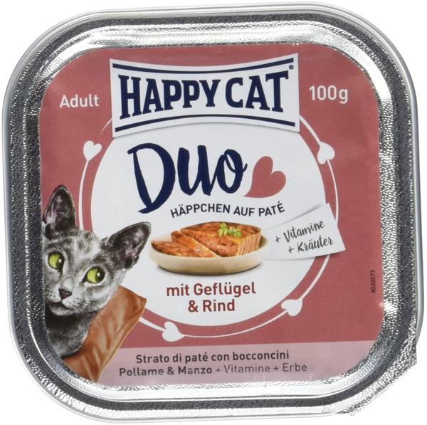 HAPPY CAT Duo Paté auf Geflügelpaté