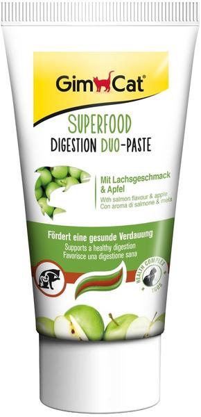 Gimborn GimCat Superfood Digestion Duo-Paste mit Lachsgeschmack und Apfel, - 3 x 50 g)