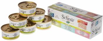 Schesir Sparpaket Schesir in Brühe 24 x 70 g - Mixpaket (3 Sorten)