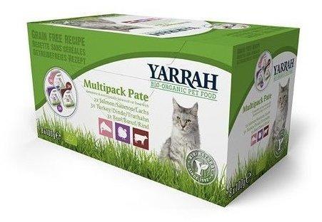 Yarrah Bio-Katzenfutter Multi Pack 8x100g Test TOP Angebote ab 7,49 €  (April 2023)