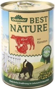 Dehner Best Nature Adult Rind & Pute Katzen-Nassfutter 400g