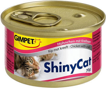 GimCat Shiny Cat Hühnchen mit Krebsen 24x 70g