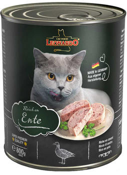 LEONARDO Cat Food Nassfutter Reich an Ente 400g