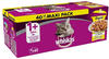 Whiskas Nassfutter Katze Chef's Choice in Sauce, Tasty Mix Multipack (40x85 g)...