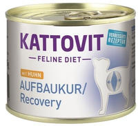 Kattovit Feline Diet Aufbaukur/Recovery Huhn | 12 x 185g Katzenfutter