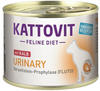 Kattovit Feline Diet Urinary Kalb | 12 x 185g Katzenfutter nass