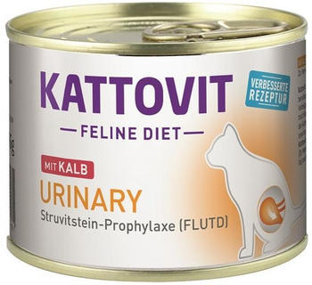 Kattovit Feline Diet Urinary mit Kalb Nassfutter 12x185g