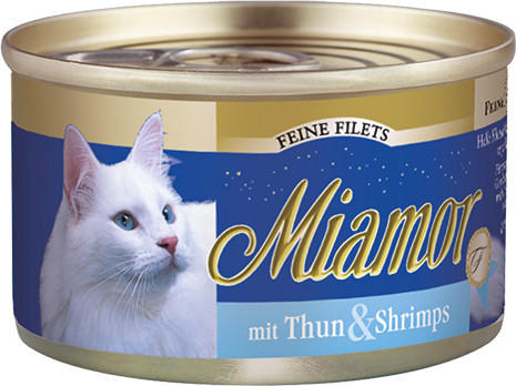 Miamor Feine Filets Thunfisch & Schrimps 100g Dose)