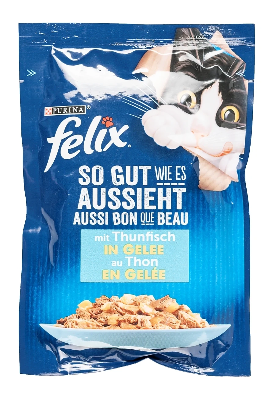 Felix So gut wie es aussieht Katzenfutter Geschmacksvielfalt vom Land in Gelee Multipack