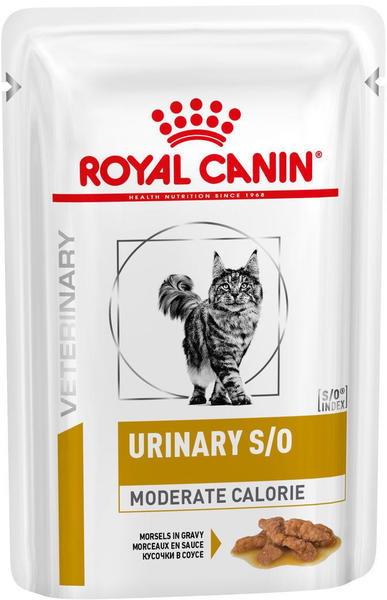 Royal Canin Veterinary Feline Urinary S/O Moderate Calorie Häppchen in Soße 85g