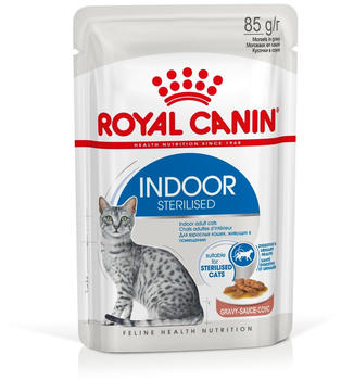 Royal Canin Indoor Cat Sterilised Gravy 12x85g