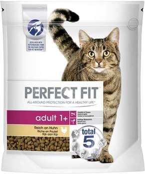 Perfect Fit Cat Adult 1+ Trockenfutter Huhn 4x 1,4kg