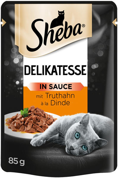 Sheba Delikatesse in Sauce mit Truthahn Portionsbeutel 85g