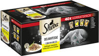 Sheba Delikatesse in Gelee 40x85g 3,4 kg, Grundpreis: &euro; 7,20 / kg
