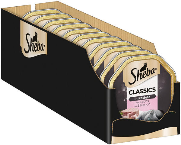 Sheba Classics in Pastete mit Lachs 22 x 85g